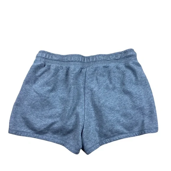 Nike Air Athletic Shorts Womens Size M Gray Elastic Drawstring Waist Mid Rise 2” - Picture 2 of 3